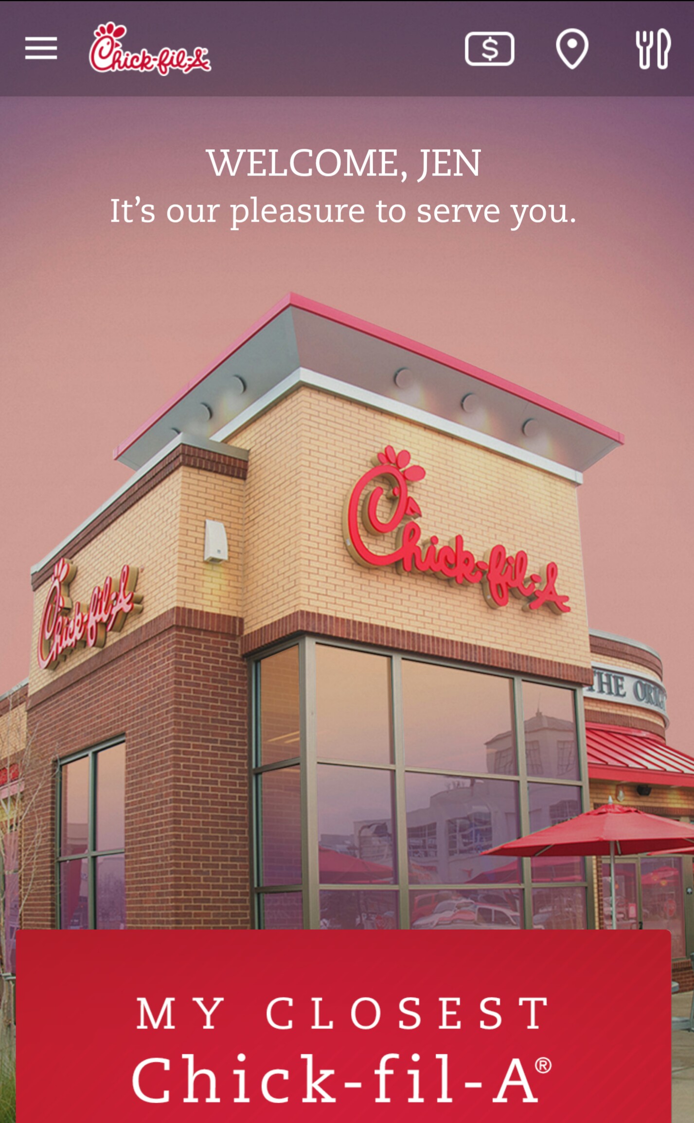 Chick-Fil-A Welcome